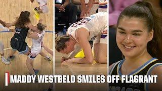 Maddy Westbeld's foul upgraded to Flagrant 1 for contact to Sami Whitcomb's thoat | WNBA on ESPN