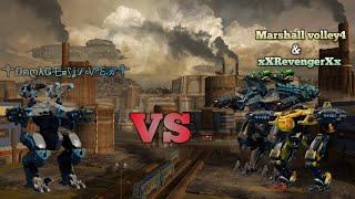 StrikerSoul vs Davidson138/Marshall|War Robots custom mode