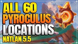 All 60 Pyroculus Locations in Natlan 5.5 | In Depth Follow Along Route |【Genshin Impact】
