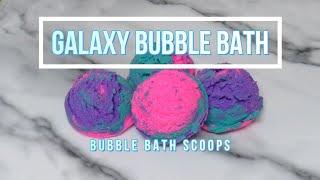 Galaxy Solid Bubble Bath Scoops - Recipe with instructions