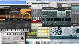 Playing Logic Pro 9 softsynths with Digital Performer 7.24 as host