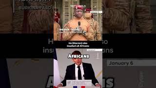 Traore shut Macron down