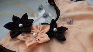 How To Make Flowers : craft |cloth Flowers| tutorial(Diy) for baby dress