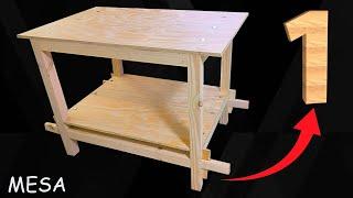 COMO HACER MESA DE TRABAJO CARPINTERIA DESMONTABLE - 01 PARTE #DIY  - LUIS LOVON