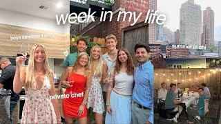 another week in my life | hiring a private chef, cubs game, & apartment updates