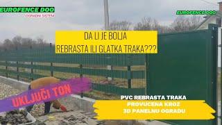 KOJU TRAKU IZABRATI ZA PANELNU OGRADU? FENCE STRIPS/PANELANA OGRADA SA TRAKOM #viral #serbia #fence