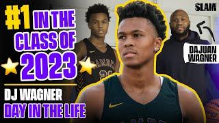 DJ Wagner is Following His Family Legacy! Number One Recruit in 2023 | SLAM Day in the Life