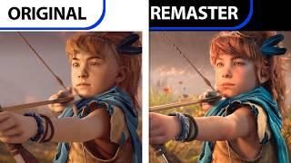 Horizon Zero Dawn Remastered  | Original VS Remaster | Graphics Comparison Trailer