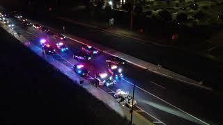 Murrieta Police and Menifee Police Felony Stop - Drone Footage - SoundOff Signal bluePRINT Sync