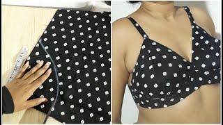 36 & 38 Bust Cotton Bra Without Elastic |सबसे आसन ब्रा कटिंग वीडियो | बिना इलास्टिक वाली ब्रा बनाएं