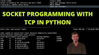 TCP Socket Programming in Python |. Computer Networking Tutorial | DevOps/SRE Interview Questions