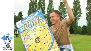 Roofer rises up to confirm £1M win on Millionaire Riches scratchcard