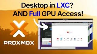 Adding a Desktop Environment with Shared GPU Passthrough in Proxmox LXC (Xubuntu, Vulkan & VA-API)