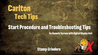 J.P. Carlton | Tech Tips| Starting Procedure and Troubleshooting| Remote System w/ Digital Display