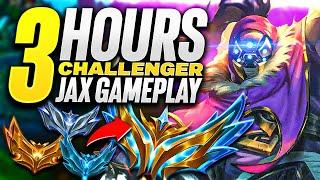 3 Hours of FULLY EDUCATIONAL Challenger Jax Gameplay | Season 14 Jax Guide