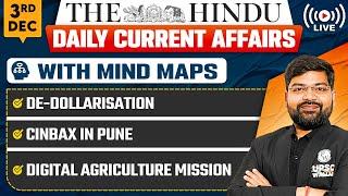 3 DECEMBER Current Affairs | The Hindu Analysis | Current Affairs Today | PW OnlyIAS