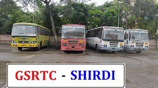 Gujarat GSRTC Buses at Shirdi