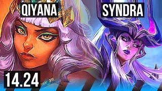 QIYANA vs SYNDRA (MID) | NA Challenger | 14.24