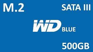 SSD диск WD Blue M.2 SATA 500GB WDS500G2B0B