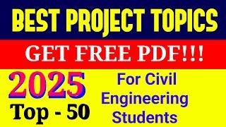 Top 50 Best Project topics | Seminar topics | 2025 project ideas | latest topics |mini project ideas