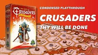 Crusaders Board Game - Condensed Playthrough