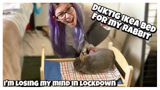 BUILDING MY RABBIT A BED IN LOCKDOWN | Ikea Duktig Doll bed