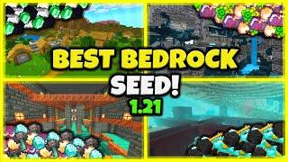 BEST SEED EVER!! In Minecraft Bedrock 1.21!