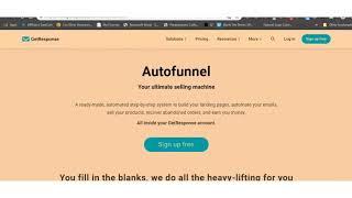 GetResponse: Autofunnel -best email marketing toolkit?