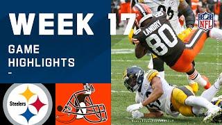 Steelers vs. Browns Week 17 Highlights | NFL 2020