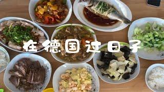 在德国过日子 朋友来家 做了八个菜全吃光啦
