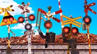 The Railroad Crossing That Loves Rails, Found Collapsed in the Desert 