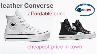 New leather Converse shoes available|| Leather Converse with affordable price|| @bibeshsingh460