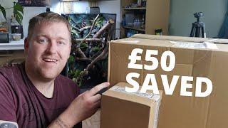 £250 Unboxing!  Final Bits For Our Big Chameleon Setup