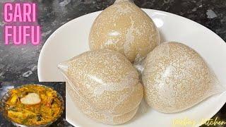 GARI FUFUO | GARI FUFU | EBA | HOW TO MAKE GARI FUFUO/GARI FUFU SO SIMPLE AND EASY.