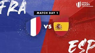 LIVE Rugby | France vs Spain | 2024 World Rugby Under 20 Championship