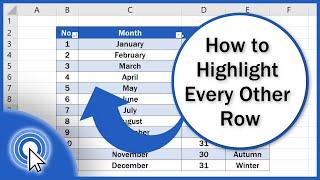 How to Highlight Every Other Row in Excel (Quick and Easy)