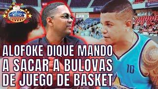 ALOFOKE DIQUE MANDÓ A SACAR A BULOVAS DE JUEGO DE BASKET Y MOZART LE COBRA APUESTA DE 1 MILLÓN