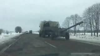 Подслушано Бахмач - военная техника по трассе Батурин-Конотоп (часть 2)