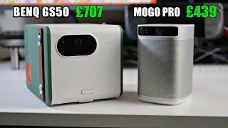 BenQ GS50 vs XGIMI Mogo Pro Comparison - Best Portable LED Projector! - Which is Better?