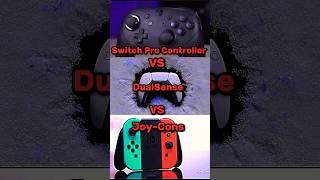 Nintendo Switch Pro Controller Vs DualSense Vs Joy-Cons #gaming #sony #ps5 #controller #nintendo