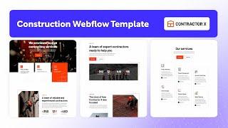 Construction Website Template | Contractor X - BRIX Templates