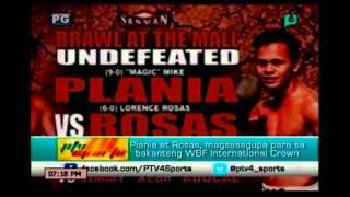 [PTVSports] Plania at Roxas, magsasagupa para sa bakanteng WBF International Crown [04|14|16]