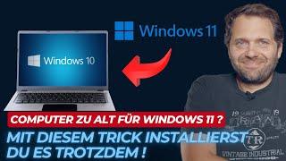 Windows 11 Trick: Upgrade ohne TPM und Co. So umgehst du die Anforderungen  Alte PCs retten!