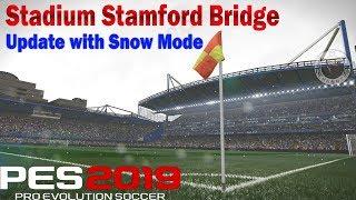 PES 2019 - Stadium Stamford Bridge Update with Snow Mode by MjTs-140914