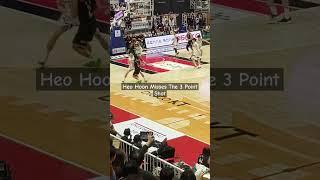 Heo Hoon Misses The 3 Point Shot #kbl #heohoon #suwonktsonicboom #shorts