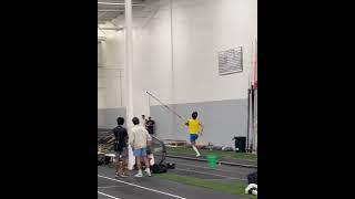 Pole vault new record #manicoach #sports #doordieathletemani #watchlivesports #running