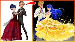 Miraculous New Style Ladybug Catnoir Goreous Glow Up - Miraculous Transformation | Fashion Wow