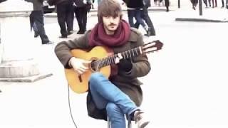 Amazing Spanish guitar street performer