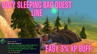 How to Get Cozy Sleeping Bag, Entire Quest Line: WOW Sod Phase 2.