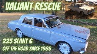 EP26 WILL IT RUN ? VALIANT MOPAR REVIVAL ABANDONED CLASSIC 225 SLANT  SAVED FROM RUSTING  AWAY